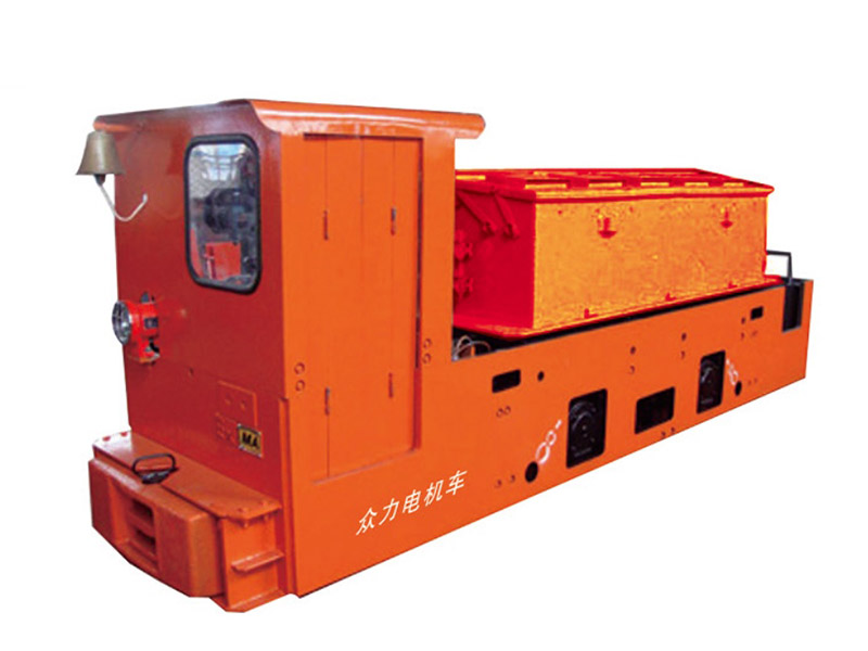 8T蓄电池式变频调速电机车